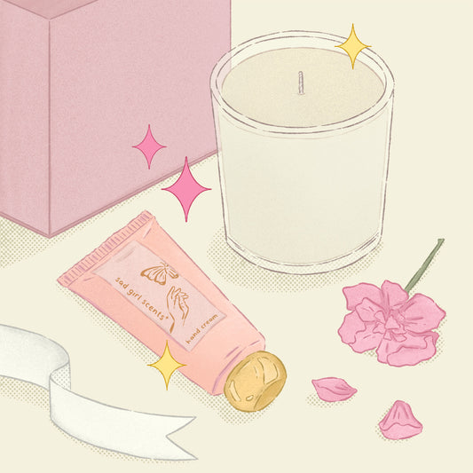candle + hand cream [made to order]